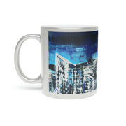 Frozen City - Metallic Mug (Silver) Art Mug