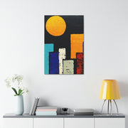 City Moon - Canvas Stretched, 1.5''