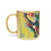 Eruption - Metallic Mug (Gold) Art Mug