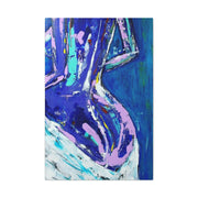 Blue Woman - Canvas Stretched, 1.5''